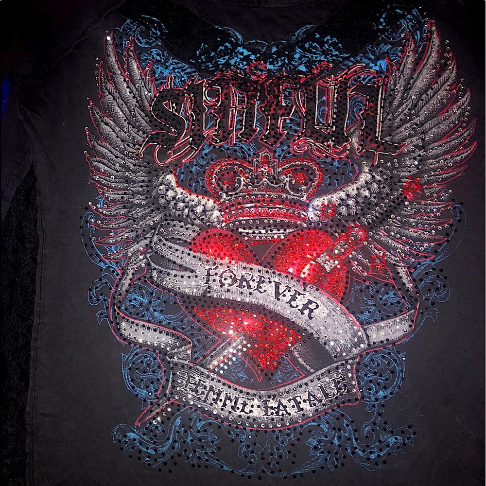 Bling sinful shirt.